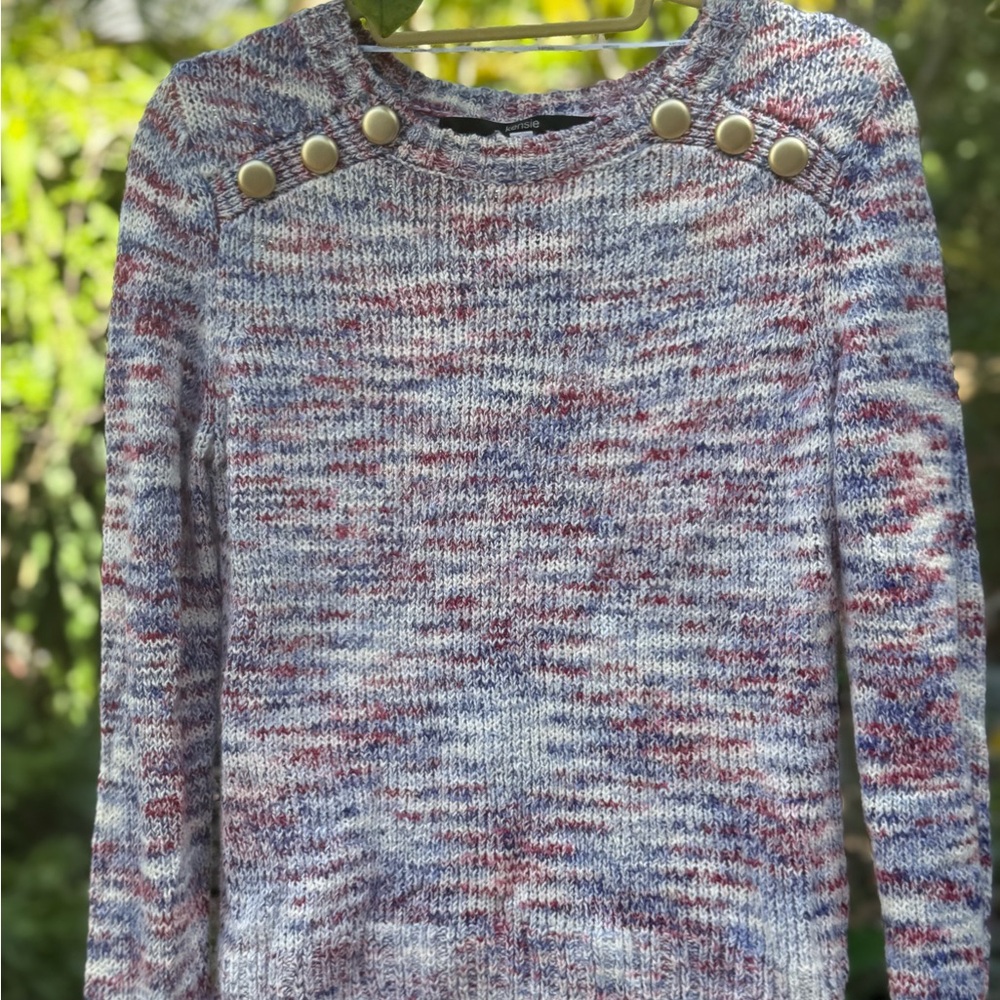 Kensie sweater with Button Detail size Small